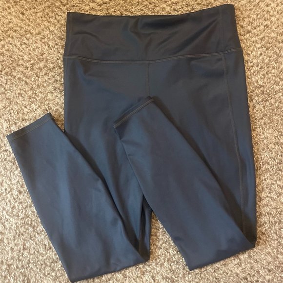 Athleta Gray High Rise Shine Chaturanga Tight Leggings - Picture 4 of 4